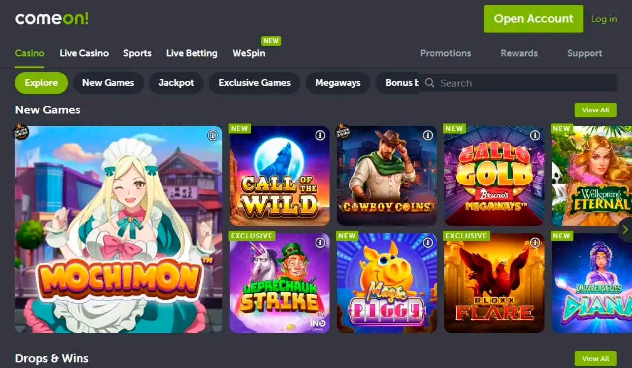 ComeOn online casino